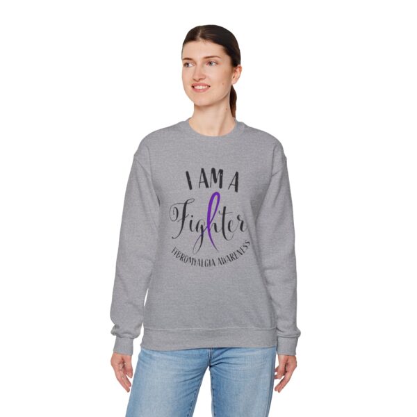 "I'm a Fighter" Fibromyalgia Warrior Sweatshirt - Image 6