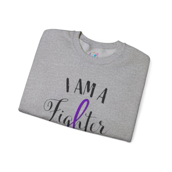 "I'm a Fighter" Fibromyalgia Warrior Sweatshirt - Image 5