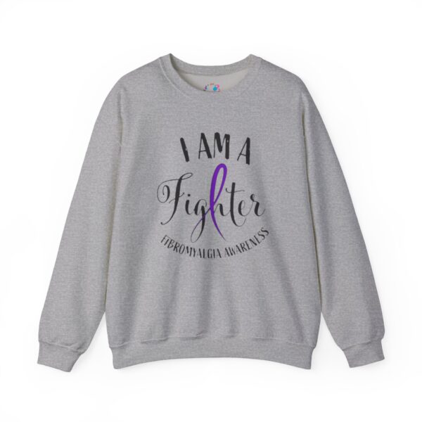 "I'm a Fighter" Fibromyalgia Warrior Sweatshirt - Image 4