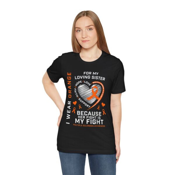 I'm Wearing Orange for My Sister T-Shirt - Image 3