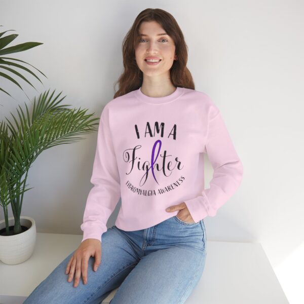 "I'm a Fighter" Fibromyalgia Warrior Sweatshirt - Image 12