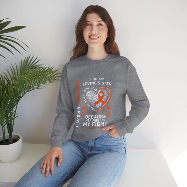 I'm Wearing Orange for My Sister Sweatshirt - Image 6