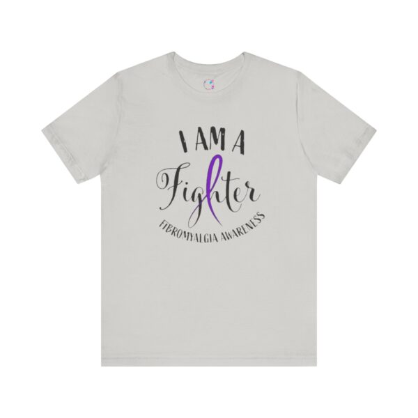 "I'm a Fighter" Fibromyalgia Warrior T-Shirt - Image 5
