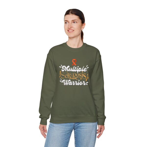 "Multiple Sclerosis Warrior" Sweatshirt - Image 4
