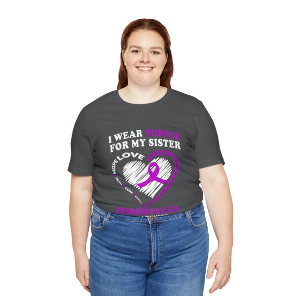 I Wear Purple for My Sister T-Shirt - Image 5