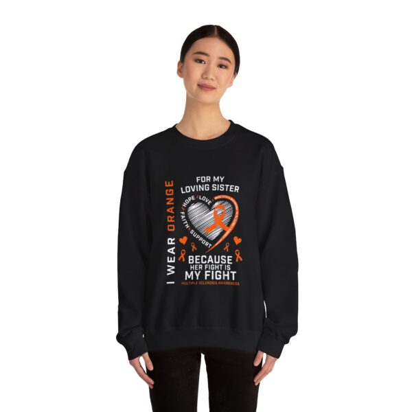 I'm Wearing Orange for My Sister Sweatshirt - Image 3