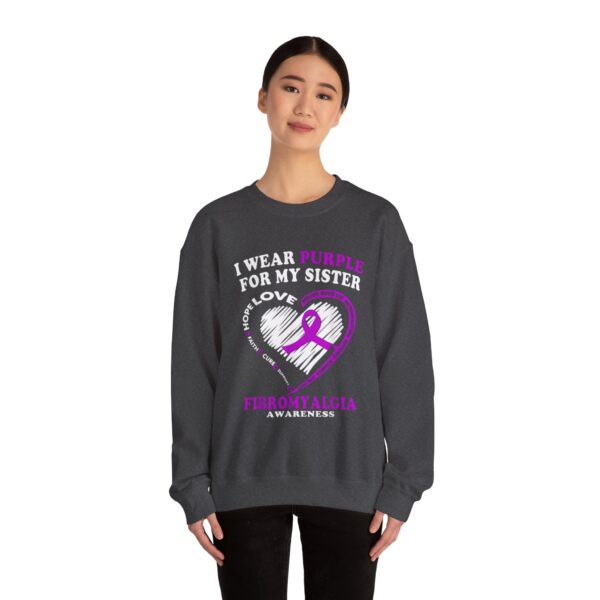 I Wear Purple for My Sister Sweatshirt - Image 8