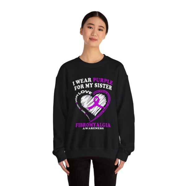 I Wear Purple for My Sister Sweatshirt - Image 4
