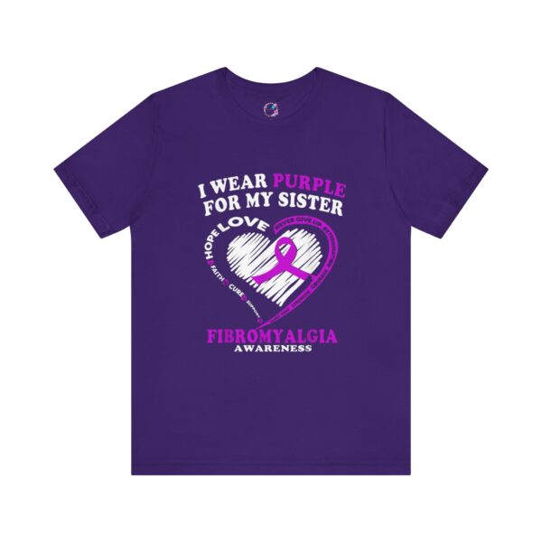 I Wear Purple for My Sister T-Shirt - Image 6