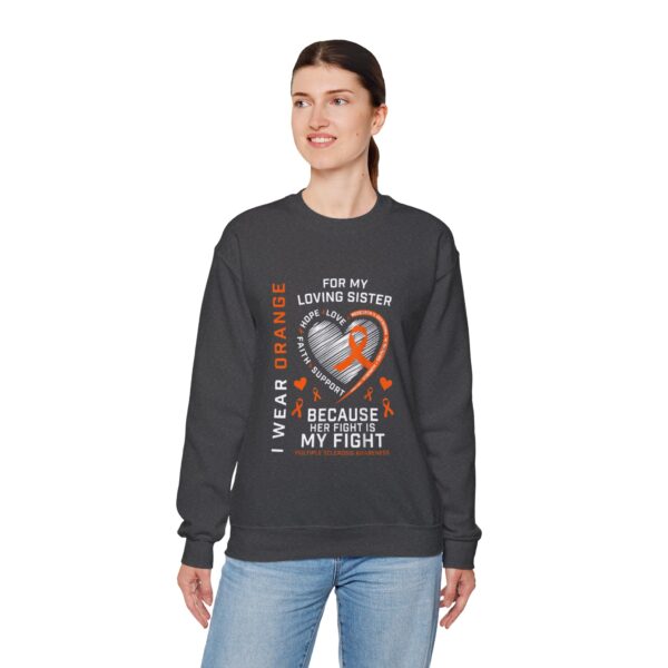 I'm Wearing Orange for My Sister Sweatshirt - Image 9
