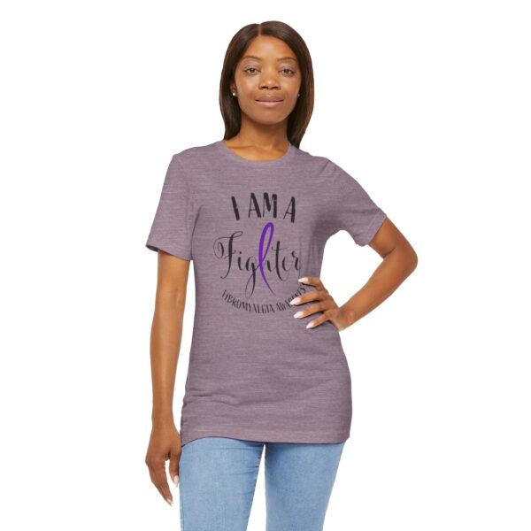 "I'm a Fighter" Fibromyalgia Warrior T-Shirt - Image 15