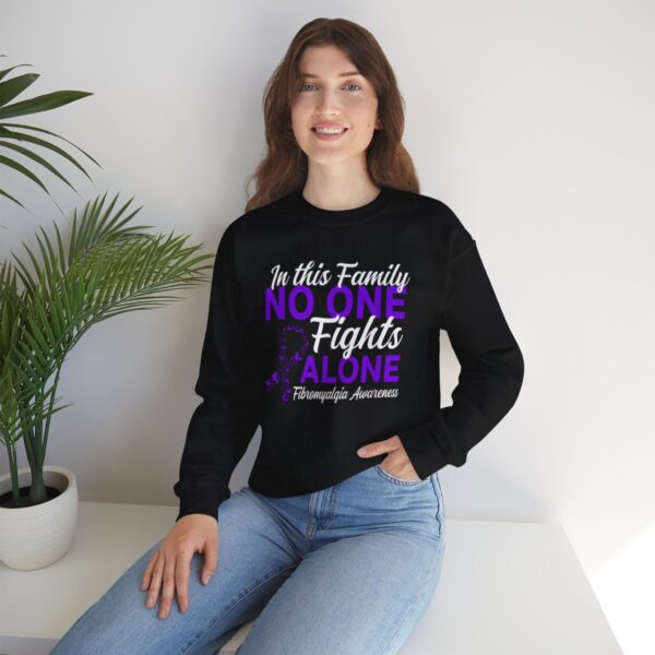 In this Family No One Fights Alone Sweatshirt - Image 3
