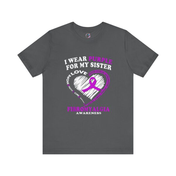 I Wear Purple for My Sister T-Shirt - Image 4
