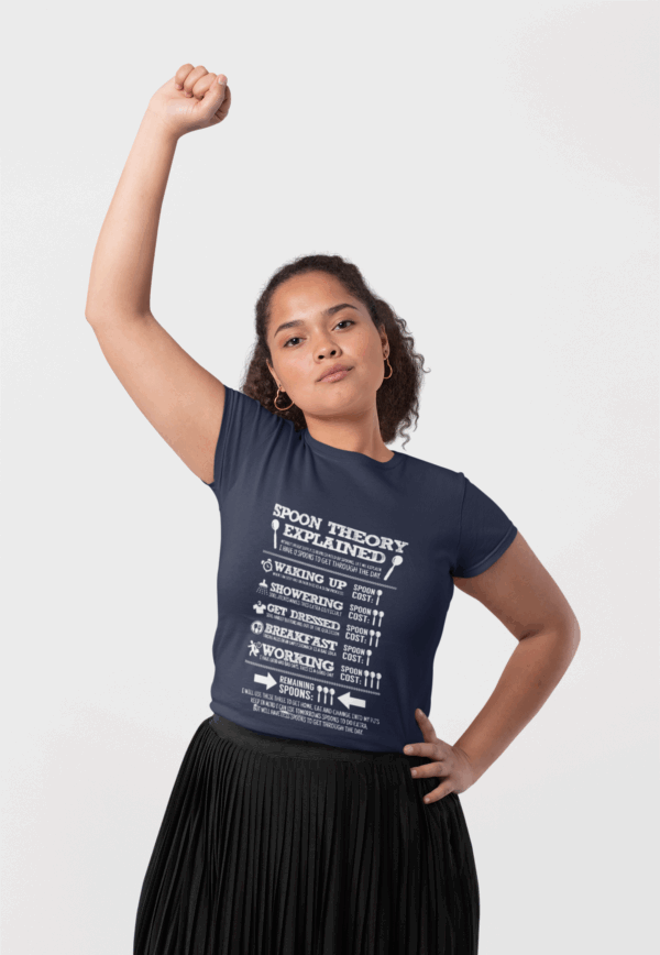 Spoon Theory Explained T-Shirt - Image 4