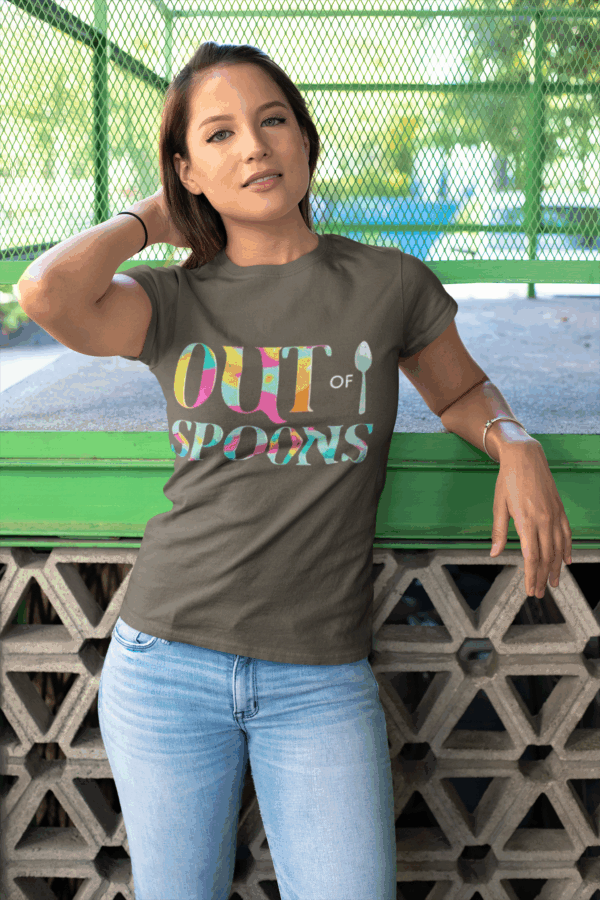 Out of Spoons T-Shirt - Image 3