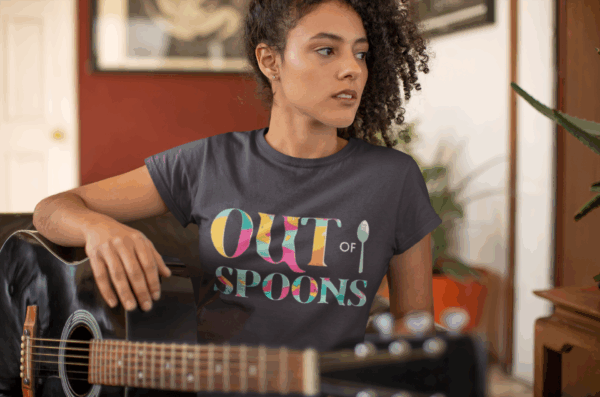 Out of Spoons T-Shirt - Image 4