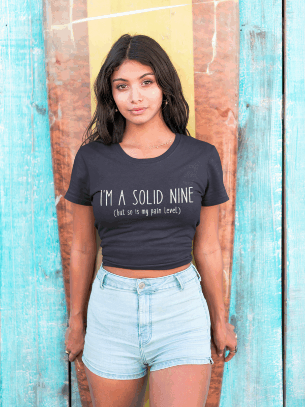 Solid Nine Pain Level T-Shirt - Image 2