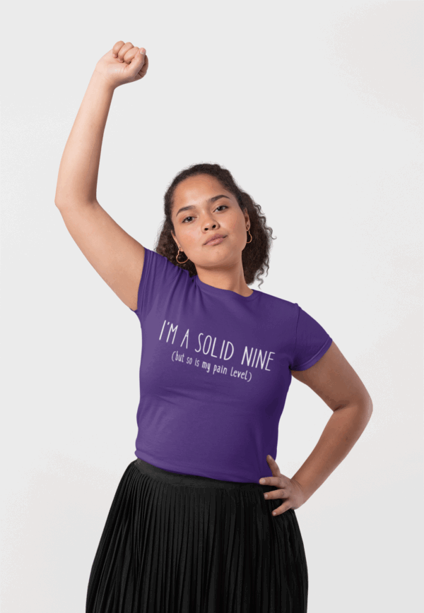 Solid Nine Pain Level T-Shirt - Image 3