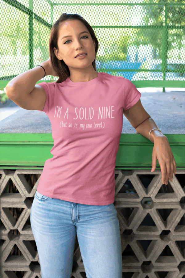 Solid Nine Pain Level T-Shirt - Image 4