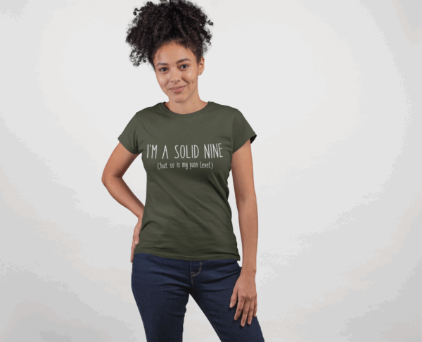 Solid Nine Pain Level T-Shirt - Image 6