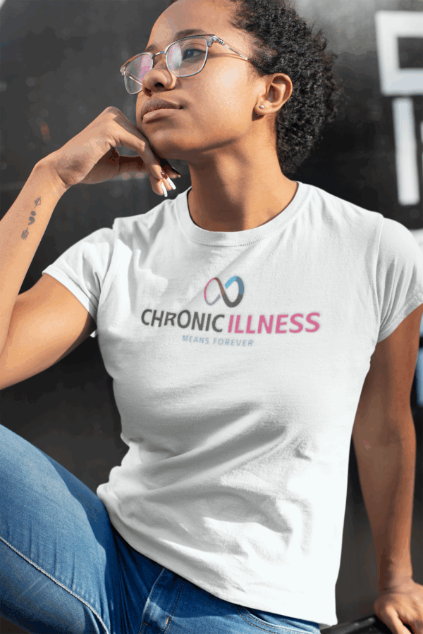 Chronic Illness Community T-Shirt | Infinity Symbol | Spoon Theory Support | Disability Awareness Gift | Chronic Illness Gift | Support Tee - Image 6