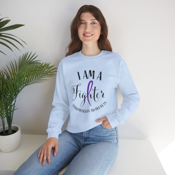 "I'm a Fighter" Fibromyalgia Warrior Sweatshirt - Image 9