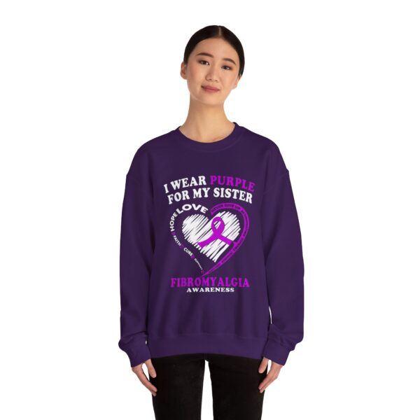 I Wear Purple for My Sister Sweatshirt - Image 12