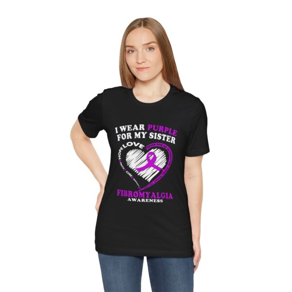 I Wear Purple for My Sister T-Shirt - Image 2