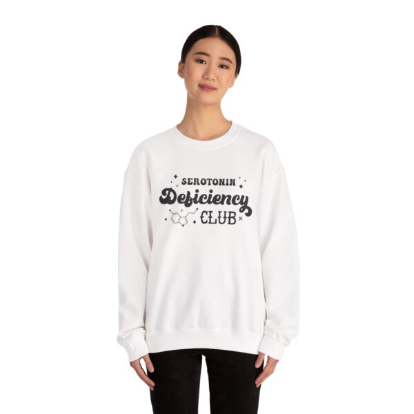 Serotonin Deficiency Club Sweatshirt - Image 4
