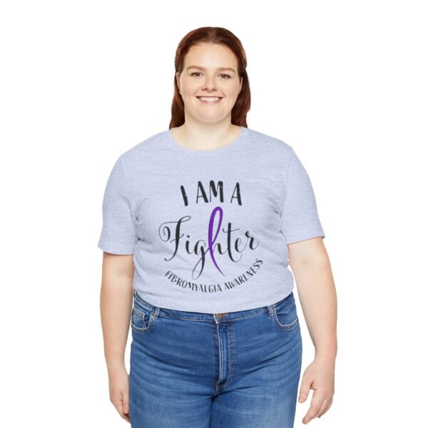"I'm a Fighter" Fibromyalgia Warrior T-Shirt - Image 19