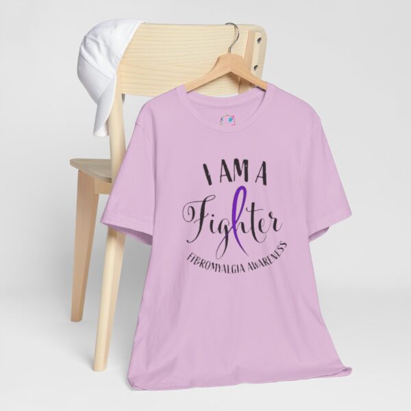 "I'm a Fighter" Fibromyalgia Warrior T-Shirt - Image 10