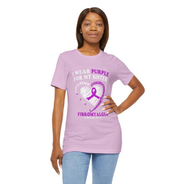 I Wear Purple for My Sister T-Shirt - Image 9
