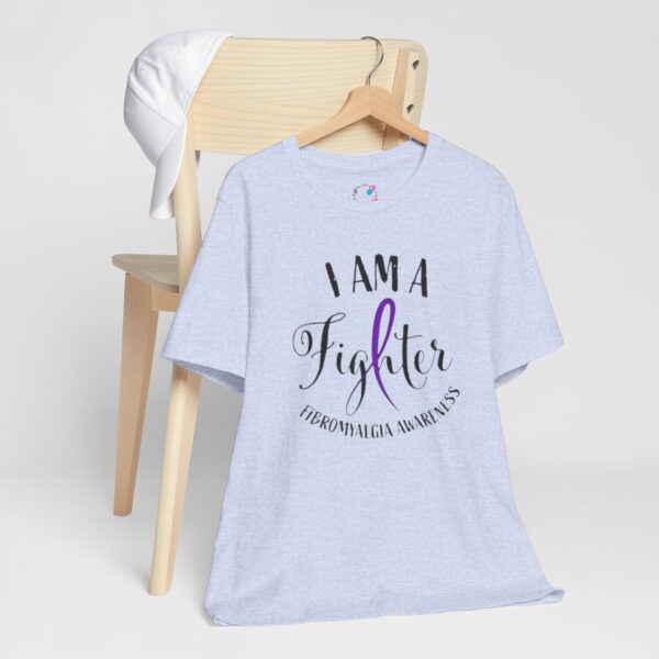 "I'm a Fighter" Fibromyalgia Warrior T-Shirt - Image 18