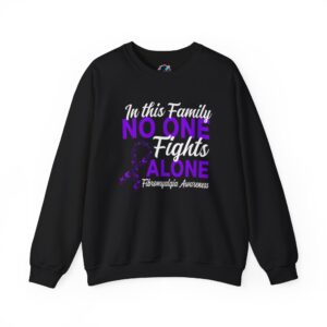 In this Family No One Fights Alone Sweatshirt