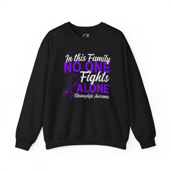 In this Family No One Fights Alone Sweatshirt