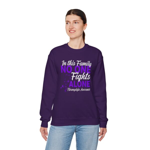 In this Family No One Fights Alone Sweatshirt - Image 9