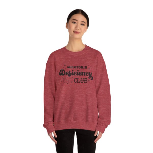 Serotonin Deficiency Club Sweatshirt - Image 32