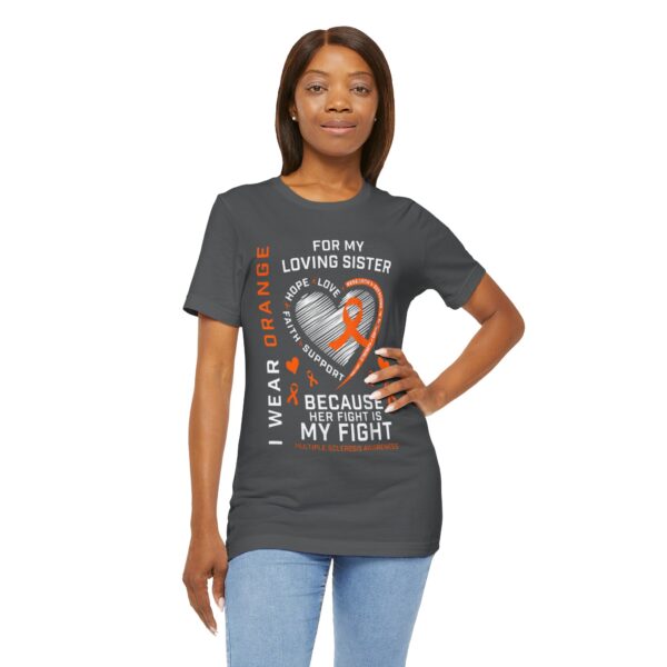 I'm Wearing Orange for My Sister T-Shirt - Image 7